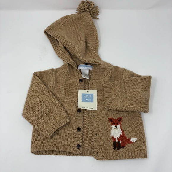 Janie and Jack Other - NWT Janie & Jack | 6-12m | fox cardigan